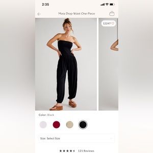 Free People Mora jumpsuit size L